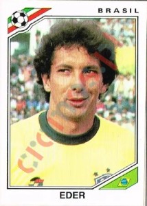 254 Eder – FIFA World Cup Mexico 1986 Panini