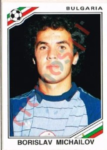 56 Borislav Michailov – FIFA World Cup Mexico 1986 Panini