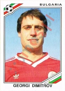 58 Georgi Dimitrov – FIFA World Cup Mexico 1986 Panini