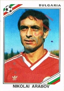 59 Nikolai Arabov – FIFA World Cup Mexico 1986 Panini