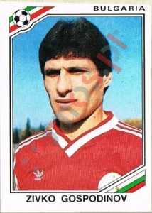 64 Zivko Gospodinov – FIFA World Cup Mexico 1986 Panini