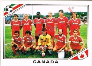 219 Team Canada – FIFA World Cup Mexico 1986 Panini