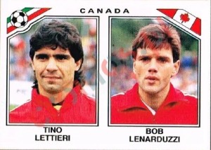 220 Tino Lettieri - Bob Lenarduzzi – FIFA World Cup Mexico 1986 Panini