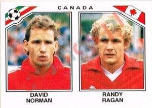 223 David Norman - Randy Ragan – FIFA World Cup Mexico 1986 Panini