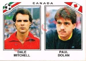 227 Dale Mitchell - Paul Dolan – FIFA World Cup Mexico 1986 Panini