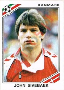 349 John Sivebaek – FIFA World Cup Mexico 1986 Panini