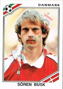 351 Soren Busk – FIFA World Cup Mexico 1986 Panini