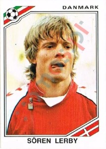 354 Soren Lerby – FIFA World Cup Mexico 1986 Panini