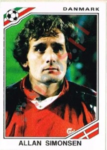 358 Allan Simonsen – FIFA World Cup Mexico 1986 Panini
