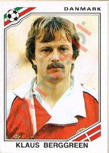 359 Klaus Berggreen – FIFA World Cup Mexico 1986 Panini