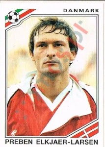 360 Preben Elkjaer-Larsen – FIFA World Cup Mexico 1986 Panini