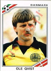 363 Ole Qvist – FIFA World Cup Mexico 1986 Panini