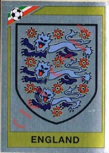 400 Badge England – FIFA World Cup Mexico 1986 Panini
