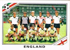 401 Team England – FIFA World Cup Mexico 1986 Panini