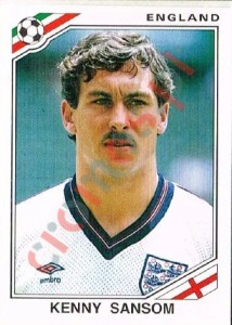 407 Kenny Sansom – FIFA World Cup Mexico 1986 Panini