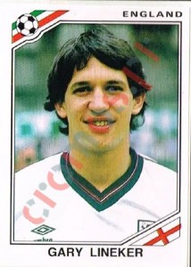415 Gary Lineker – FIFA World Cup Mexico 1986 Panini
