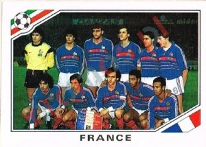 165 Team France – FIFA World Cup Mexico 1986 Panini