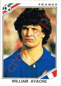 167 William Ayache – FIFA World Cup Mexico 1986 Panini