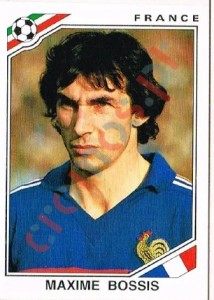 169 Maxime Bossis – FIFA World Cup Mexico 1986 Panini