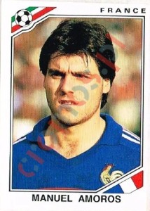 171 Manuel Amoros – FIFA World Cup Mexico 1986 Panini