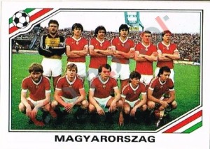 201 Team Hungary – FIFA World Cup Mexico 1986 Panini