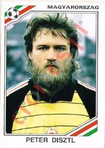202 Peter Disztl – FIFA World Cup Mexico 1986 Panini