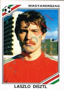 206 Laszlo Disztl – FIFA World Cup Mexico 1986 Panini