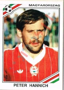 210 Peter Hannich – FIFA World Cup Mexico 1986 Panini