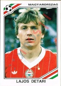 211 Lajos Detari – FIFA World Cup Mexico 1986 Panini