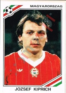 213 Jozsef Kiprich – FIFA World Cup Mexico 1986 Panini