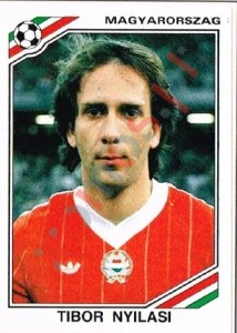214 Tibor Nyilasi – FIFA World Cup Mexico 1986 Panini
