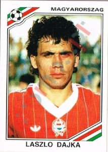 216 Laszlo Dajka – FIFA World Cup Mexico 1986 Panini