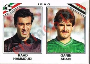 102 Raad Hammoudi - Ganin Arabi – FIFA World Cup Mexico 1986 Panini