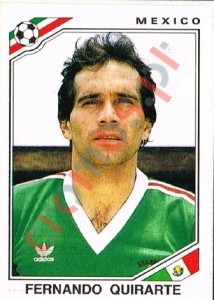 116 Fernando Quirarte – FIFA World Cup Mexico 1986 Panini