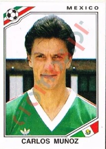 119 Carlos Munoz – FIFA World Cup Mexico 1986 Panini