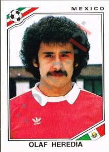 127 Olaf Heredia – FIFA World Cup Mexico 1986 Panini