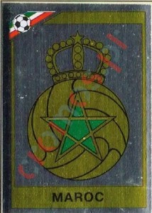 418 Badge Maroc – FIFA World Cup Mexico 1986 Panini