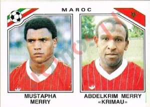 426 Mustapha Merry - Abdelkrim Merry "Krimao" – FIFA World Cup Mexico 1986 Panini