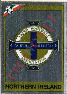 274 Badge North Ireland – FIFA World Cup Mexico 1986 Panini
