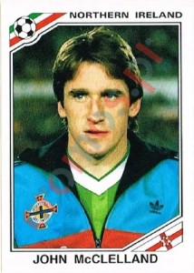 278 John McClelland – FIFA World Cup Mexico 1986 Panini