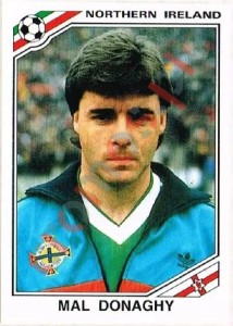 281 Mal Donaghy – FIFA World Cup Mexico 1986 Panini