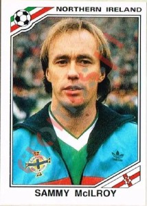 284 Sammy McIlroy – FIFA World Cup Mexico 1986 Panini