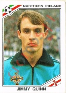 286 Jimmy Quinn – FIFA World Cup Mexico 1986 Panini