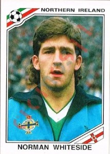290 Norman Whiteside – FIFA World Cup Mexico 1986 Panini