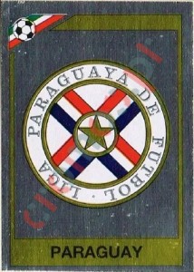 146 Badge Paraguay – FIFA World Cup Mexico 1986 Panini