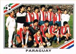 147 Team Paraguay – FIFA World Cup Mexico 1986 Panini
