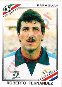 148 Roberto Fernandez – FIFA World Cup Mexico 1986 Panini