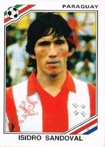 154 Isidro Sandoval – FIFA World Cup Mexico 1986 Panini