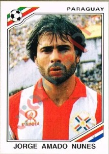 156 Jorge Amado Nunes – FIFA World Cup Mexico 1986 Panini