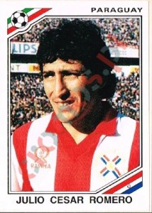 159 Julio Cesar Romero – FIFA World Cup Mexico 1986 Panini